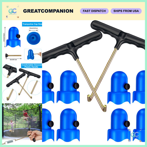 Trampoline enclosure pole caps - trampoline,