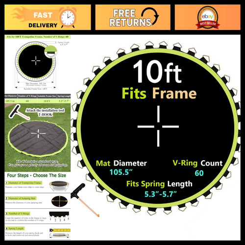 10ft trampoline replacement - 10ft,